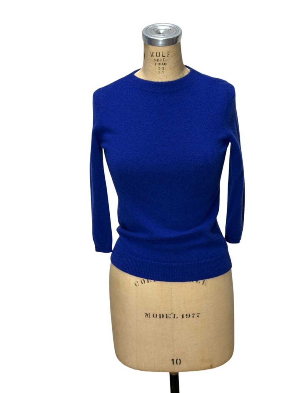 Talbots blue cashmere pullover sweater Size S